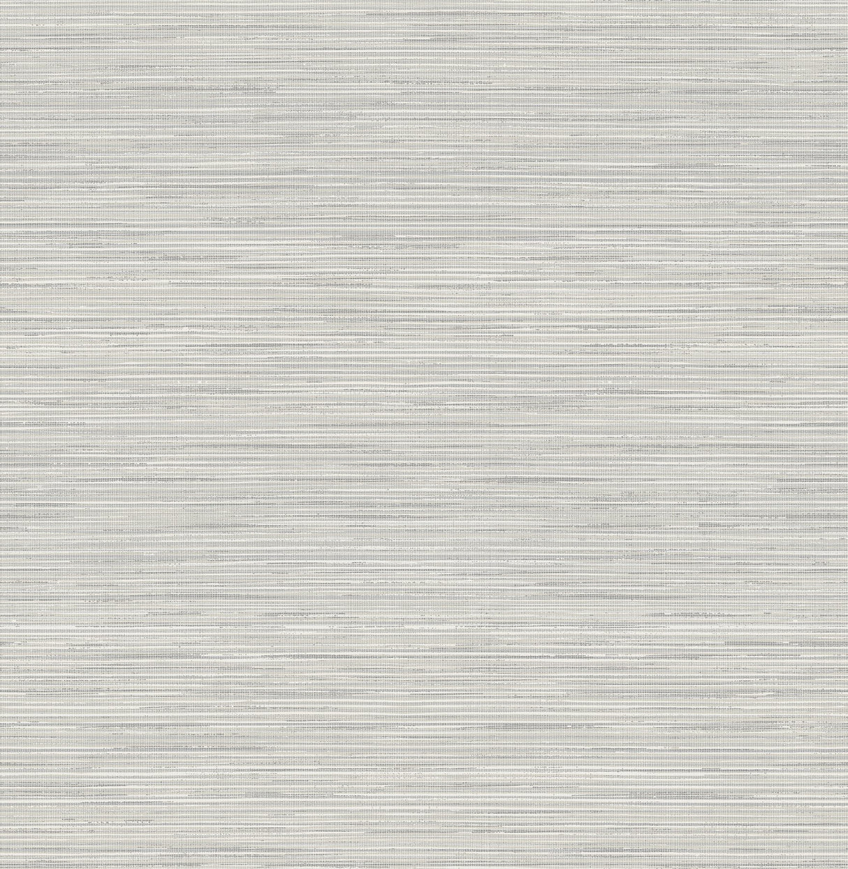 Crossweave Grey Peel & Stick Wallpaper with Textured String Effect - NuWallpaper NUS3960