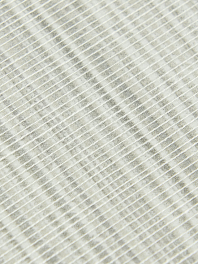 Crossweave Grey Peel & Stick Wallpaper with Textured String Effect - NuWallpaper NUS3960