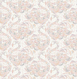 Flamingo Pink Peel & Stick Wallpaper with Hand-Painted Tropical Novelty Pattern - NuWallpaper NUS4325