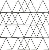 Harris Black Peel & Stick Wallpaper with Geometric Minimalist Pattern - NuWallpaper NUS4379