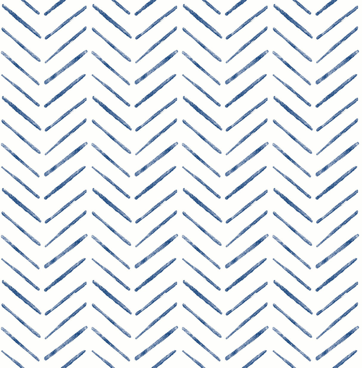 Holden Indigo Peel & Stick Wallpaper with Modern Chevron Geometric Pattern - NuWallpaper NUS4389