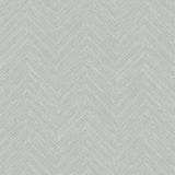 Sampson Taupe & Blue Peel & Stick Wallpaper with Textured Chevron Geometric Pattern - NuWallpaper NUS4400