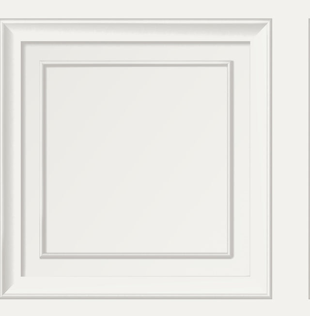 Panel White Wall Panel Peel & Stick Wallpaper