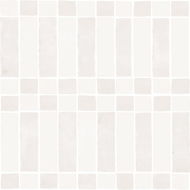Alix Cream Peel & Stick Wallpaper with Modern Geometric Pattern - NuWallpaper NUS4932
