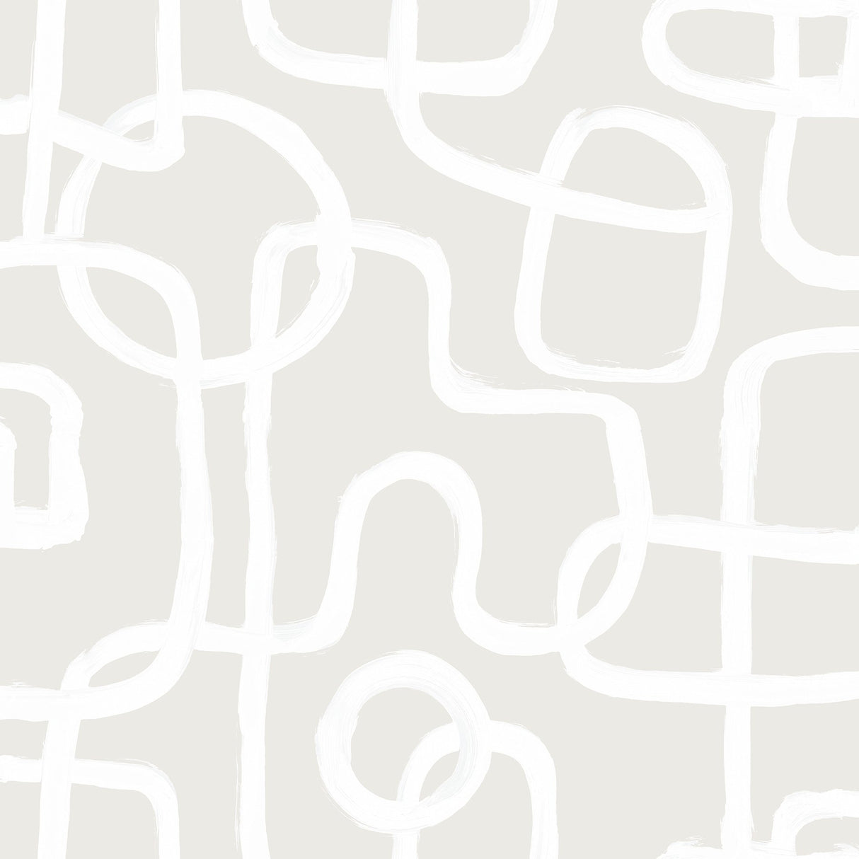 Niko Cream Peel & Stick Wallpaper with Modern Abstract Geometric Pattern - NuWallpaper NUS4941