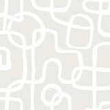 Niko Cream Peel & Stick Wallpaper with Modern Abstract Geometric Pattern - NuWallpaper NUS4941