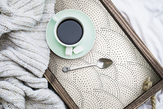 Danton Charcoal Peel & Stick Wallpaper with Whimsical Polka Dots Pattern - NuWallpaper NUS4976