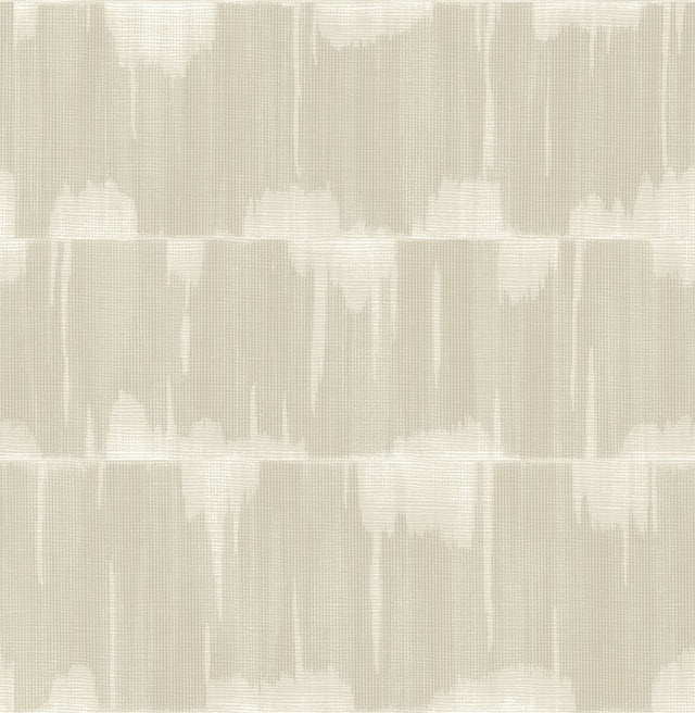 Dallas Beige Peel & Stick Wallpaper with Modern Stripes Pattern - NuWallpaper NUS4979