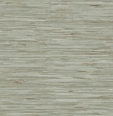 Grassweave Green Faux Grasscloth Peel & Stick Wallpaper with Raised Ink Texture - NuWallpaper NUS4993