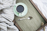 Grassweave Green Faux Grasscloth Peel & Stick Wallpaper with Raised Ink Texture - NuWallpaper NUS4993