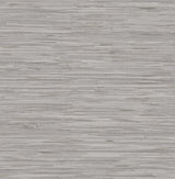 Grassweave Grey Peel & Stick Wallpaper with Faux Grasscloth Texture - NuWallpaper NUS4994