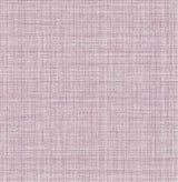 Lansdowne Purple Peel & Stick Wallpaper with Fabric Texture - NuWallpaper NUS4995