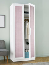 Lansdowne Purple Peel & Stick Wallpaper with Fabric Texture - NuWallpaper NUS4995