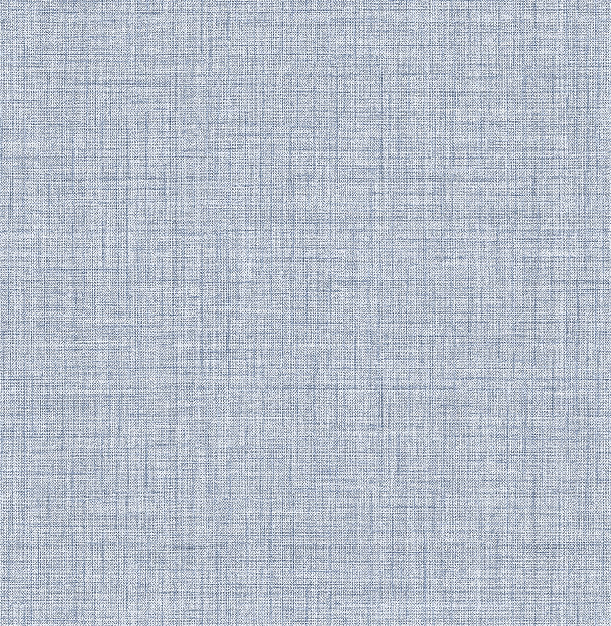 Lansdowne Blue Peel & Stick Wallpaper with Fabric Texture Pattern, Traditional Style - NuWallpaper NUS4997