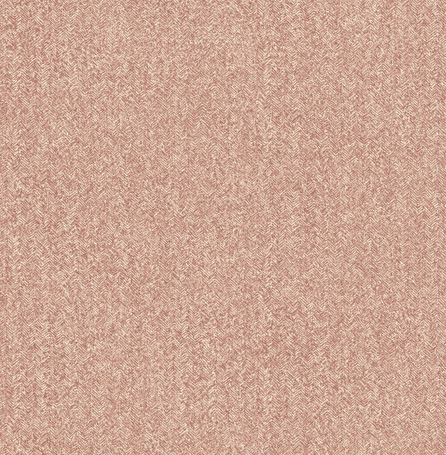 Ashland Terracotta Peel & Stick Wallpaper with Fabric Texture Pattern, Traditional Graphics Style - NuWallpaper NUS5005