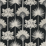 Kentia Black Peel & Stick Wallpaper with Botanical Palm Tree Pattern - NuWallpaper NUS6190