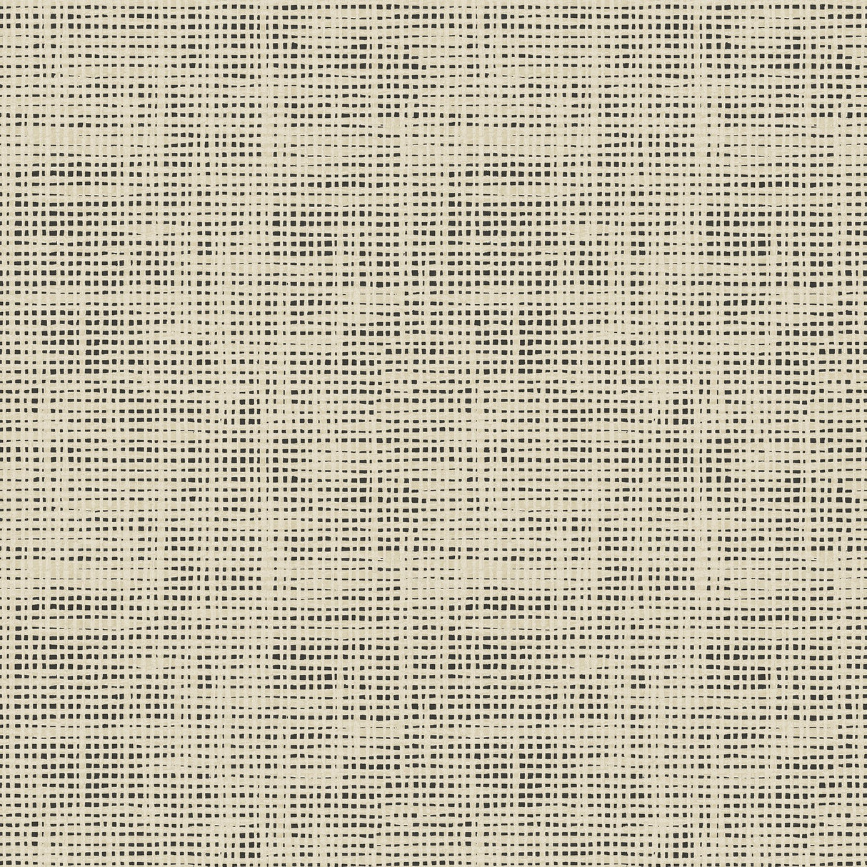 Nolan Black Faux Grasscloth Peel & Stick Wallpaper with Raised Ink Texture - NuWallpaper NUS6199