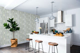 Kingston Grey Peel & Stick Wallpaper with Modern Stripes - NuWallpaper NUS6219