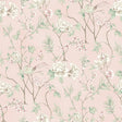 Chinoiserie Garden Pink Peel and Stick Wallpaper by NuWallpaper - NUS6365