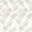 Gilded Floral Cream Peel and Stick Wallpaper by NuWallpaper - NUS6366