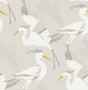 Coastal Wings Taupe Peel and Stick Wallpaper by NuWallpaper - NUS6502