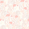 Flamingo Fun Pink and Taupe Peel and Stick Wallpaper by WallPops NUS6623