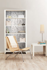 Grey Woods Peel & Stick Wallpaper with Nature Birch Trees and Owls - Brewster NUW1412