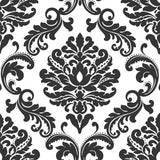 Ariel Black & White Damask Peel & Stick Wallpaper - NuWallpaper NUS1646