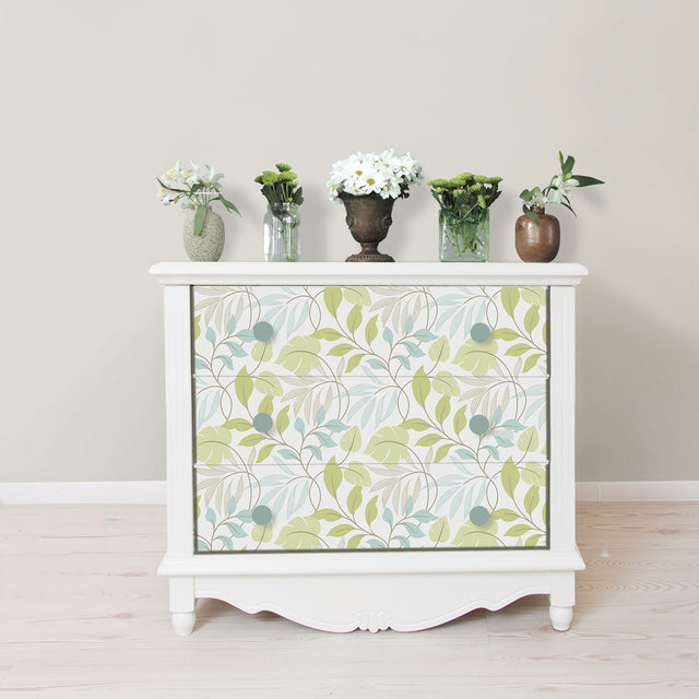 Green Meadow Peel & Stick Wallpaper Green with Nature Meadow Motif - NuWallpaper NUW1657