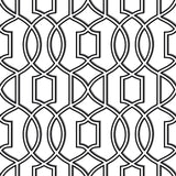 Uptown Trellis Black Peel & Stick Wallpaper with Modern Graphic Trellis Pattern - NUW1696