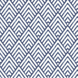 Arrowhead Deep Blue Geometric Peel & Stick Wallpaper - NuWallpaper NUS1701