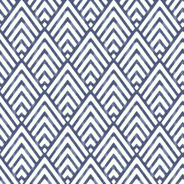 Arrowhead Deep Blue Geometric Peel & Stick Wallpaper - NuWallpaper NUS1701