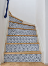 Kensington Damask Blue Peel & Stick Wallpaper with Traditional Graphic Pattern - NuWallpaper NUW1702