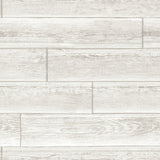 Serene Cream Peel & Stick Wood Wallpaper - NuWallpaper NUW1930