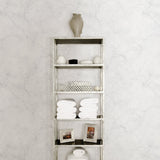 Carrara Marble Ivory Texture Peel & Stick Wallpaper with Faux Marble Pattern, Modern Style - NUW2090