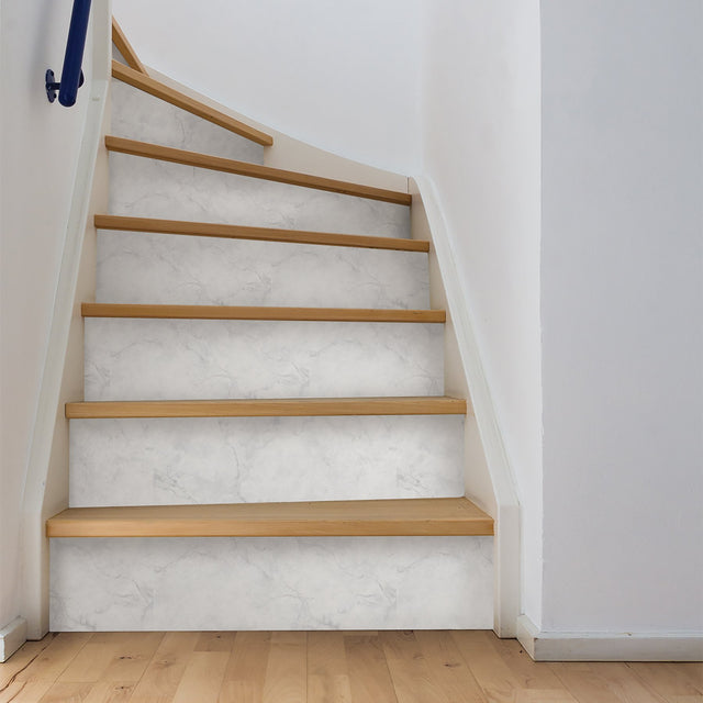 Carrara Marble Ivory Texture Peel & Stick Wallpaper with Faux Marble Pattern, Modern Style - NUW2090