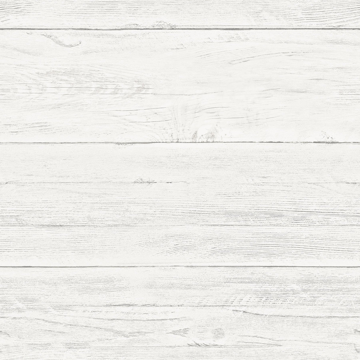 Shiplap Off White Wood Peel & Stick Wallpaper with Traditional Faux Effects - NuWallpaper NUW2187