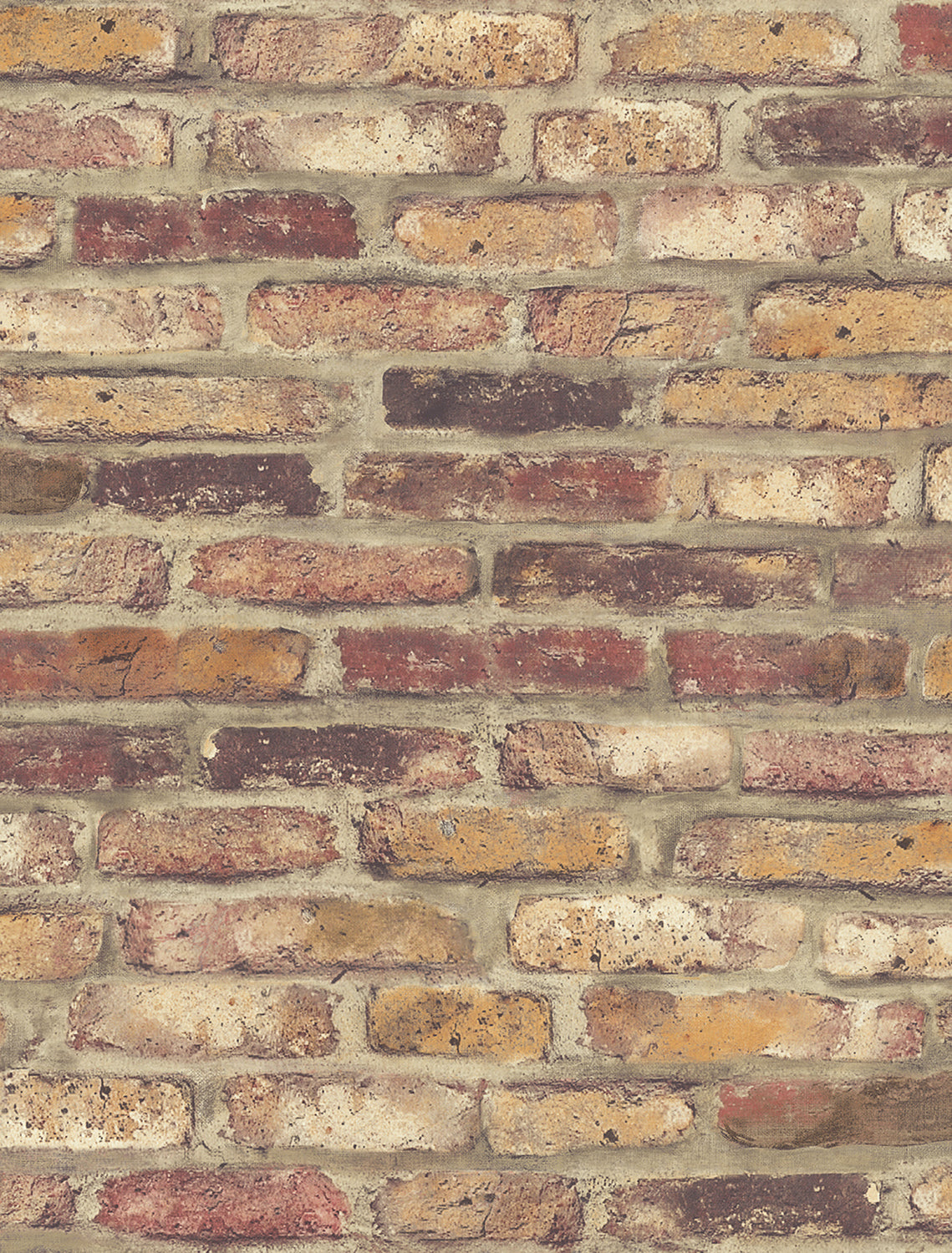 Faux Rustic Red Brick Rustic Red by NextWall Peel & Stick Peel & Stick Faux Brick Wallpaper – NextWall NW30201-Sample