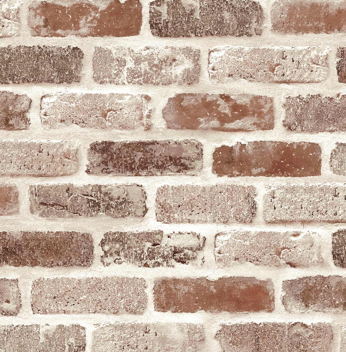 Washed Brick Adobe by NextWall Peel & Stick Brick Peel & Stick Wallpaper – NextWall NW30501 -Sample
