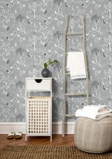Rise and Shine Grey by NextWall Peel & Stick Farm Scenic Peel & Stick Wallpaper – NextWall NW34308