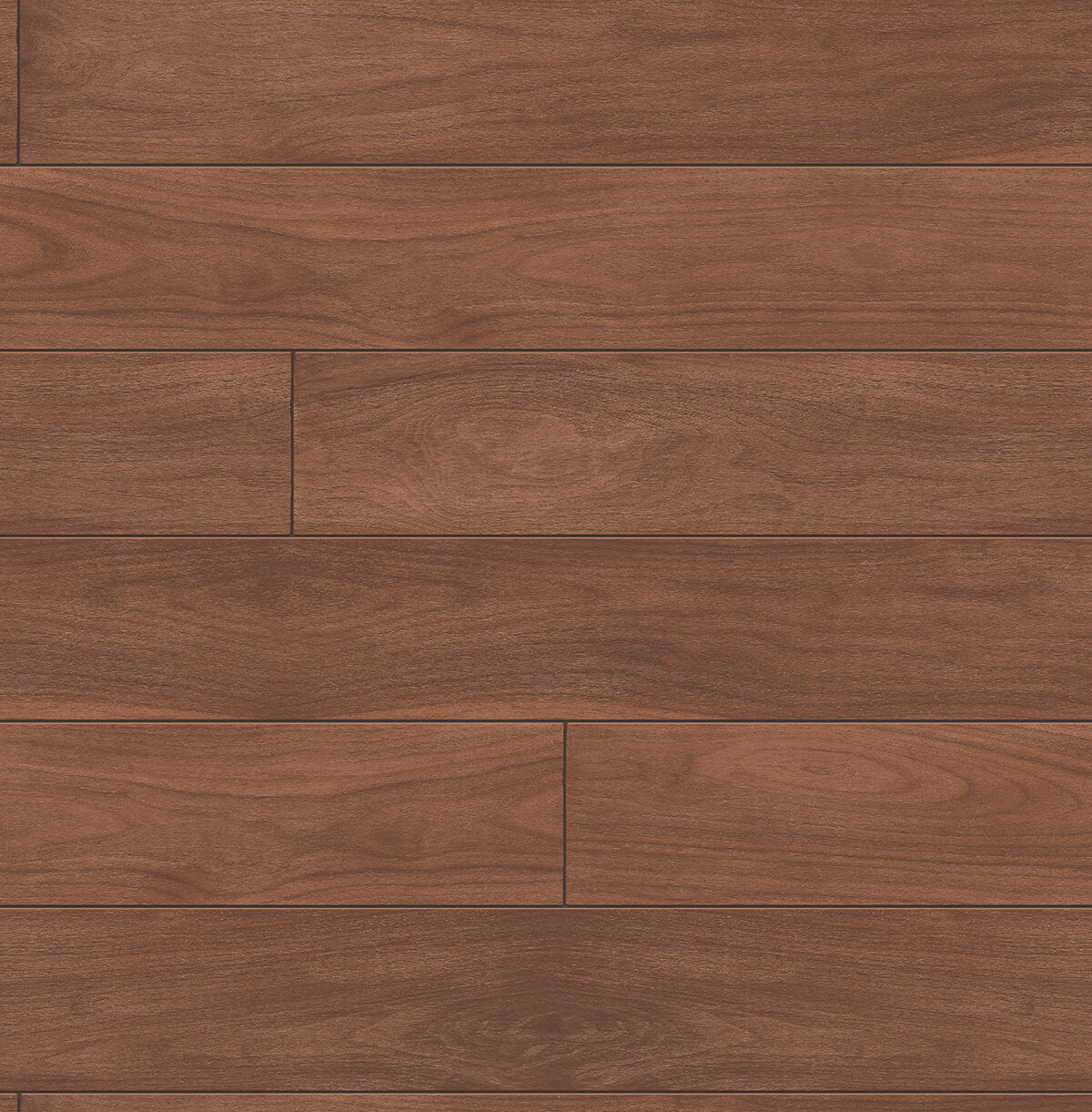 Mahogany teak wood plank peel and stick wallpaper pattern