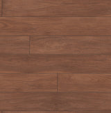 Mahogany teak wood plank peel and stick wallpaper pattern