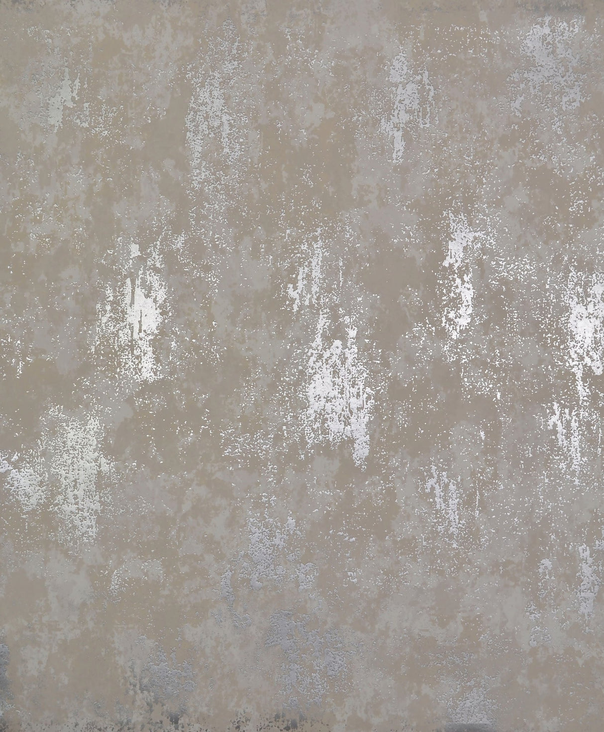 Nebula White & Silver Wallpaper with Metallic Abstract Pattern - York NW3572