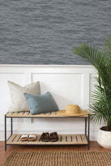Serene Sea Cove Gray by NextWall Peel & Stick Abstract Coastal Wallpaper – NextWall NW35908