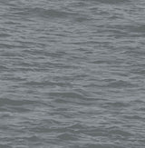 Serene Sea in Cove Gray peel and stick wallpaper with an abstract ocean-water texture