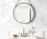 Tree Branches Pearl Gray by NextWall Peel & Stick Peel & Stick Wallpaper – NextWall NW36118