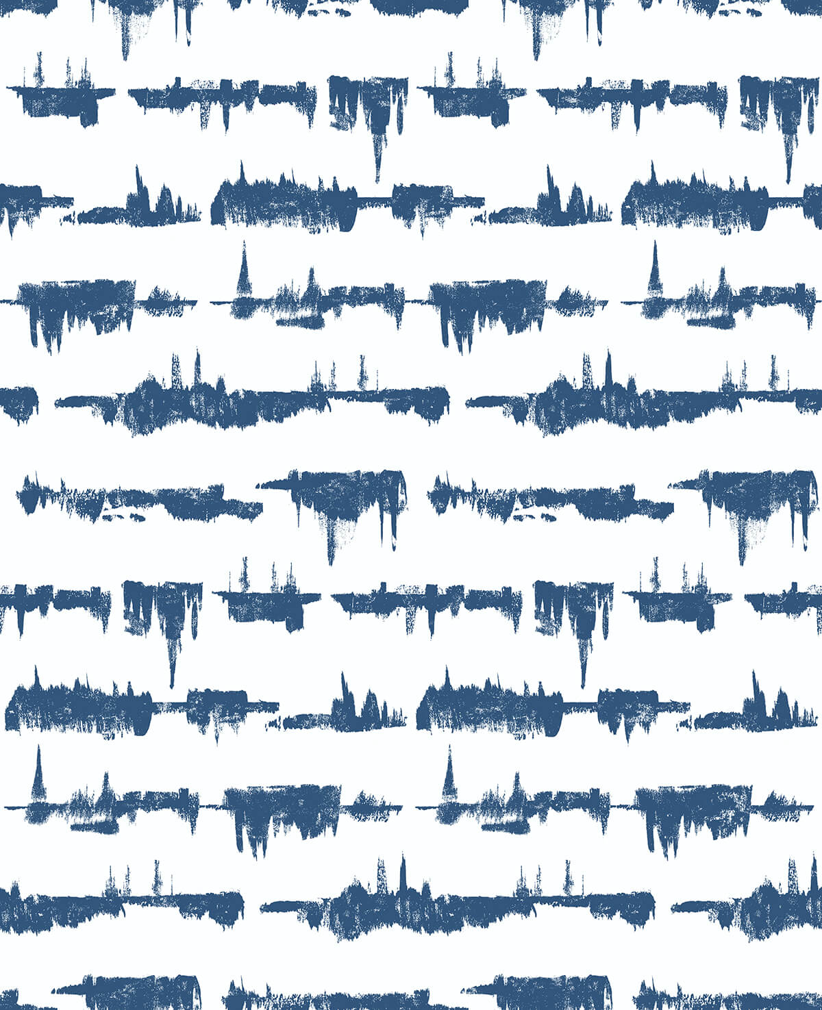 Lifeline navy blue abstract peel and stick wallpaper pattern by NextWall