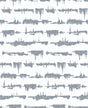 Lifeline Cove Gray abstract brushstroke pattern peel and stick wallpaper