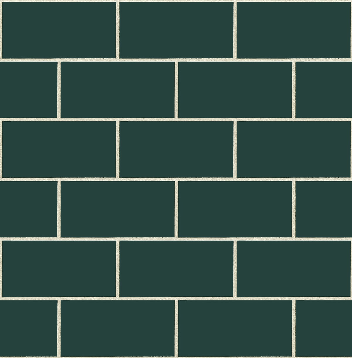 Evergreen retro subway tile peel and stick wallpaper pattern