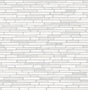 Faux Mosaic Strip Tile peel and stick wallpaper in metallic pearl and gray